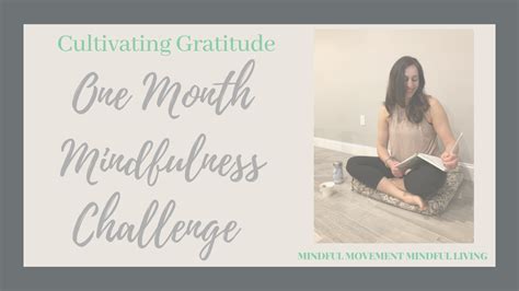 Monthly Mindfulness Challenge Archives Mindful Movement Mindful Living