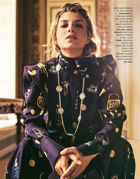 After working with several bands, she won the italian talent show amici di maria de filippi in march 2010, and signed a contract with record label universal music. EMMA MARRONE in Grazia Magazine, Italy August 2020 - HawtCelebs