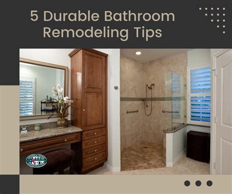 5 Durable Bathroom Remodeling Tips