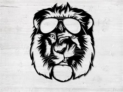 Lion Svg File For Cricut Lion Vector Svg Dxf Png Eps Ai Design Etsy