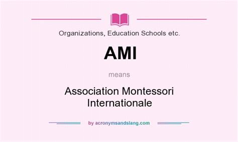 Ami Association Montessori Internationale In