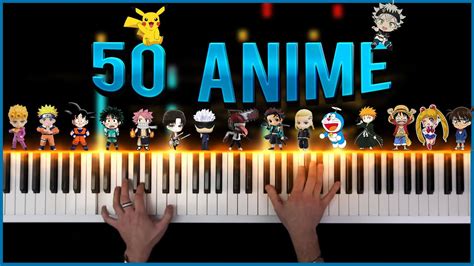 50 Anime In 5 Minutes Piano Medley Youtube