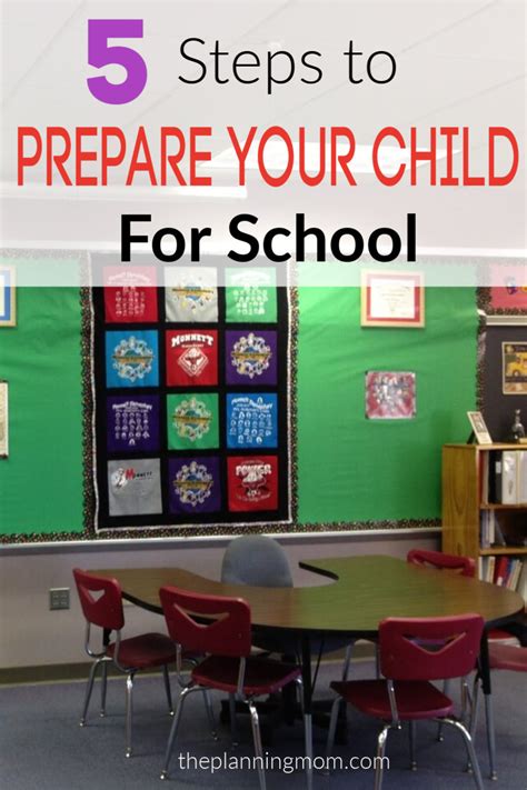 5 Steps To Prepare Your Child For School The Planning Mom