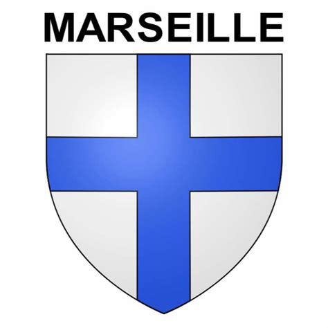 Blason Marseille Autocollant Pour Plaque Dimmatriculation Automobile