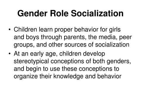 Ppt Sex Gender And Gender Role Socialization Powerpoint