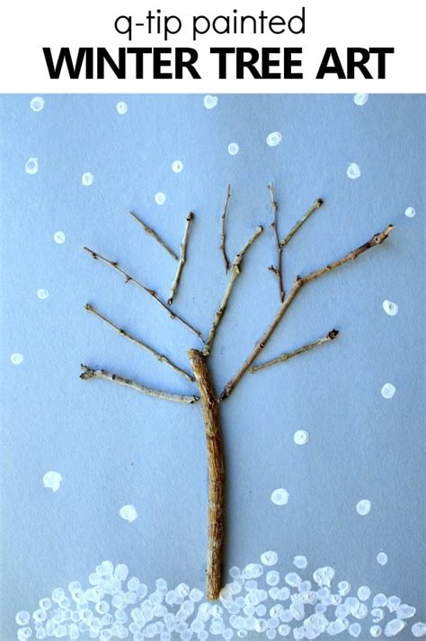 Winter Tree Art For Kids Fantastic Fun And Learning