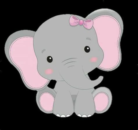 Fotos De Ni A Cre Ciones Em Convite Baby Shower Elephants Girl Baby