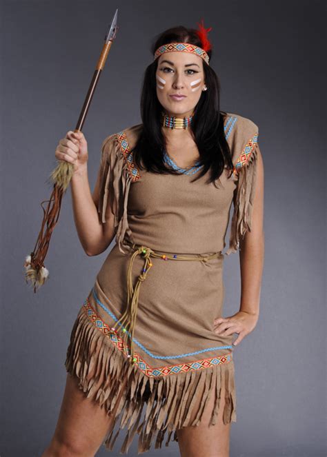 Womens Plus Size Cheyenne Indian Costume Xl