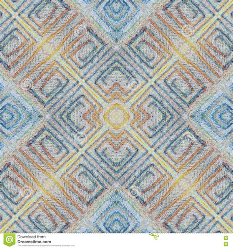 Soft Seamless Grunge Colorful Pattern Collage With Hand