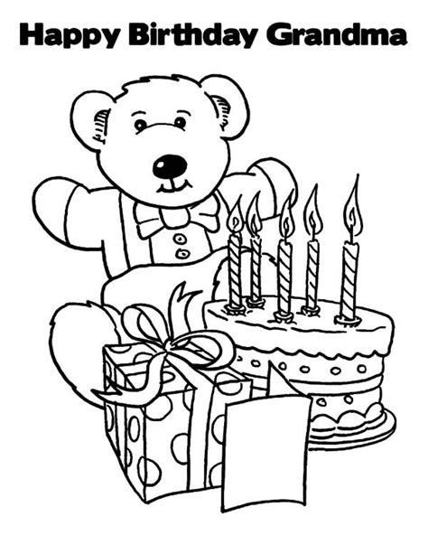 It's easy and entirely free to craft a birthday greeting worth more to. Happy Birthday Grandma Coloring Pages | Best Place to Color