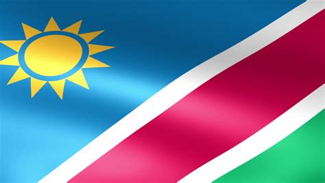 Namibia Flag Waving Stock Footage Video 2974651 Shutterstock
