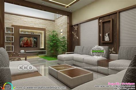 Kerala interiors designs - Living - Kerala home design and floor plans
