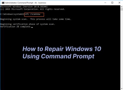 4 Tips How To Repair Windows 10 Using Command Prompt