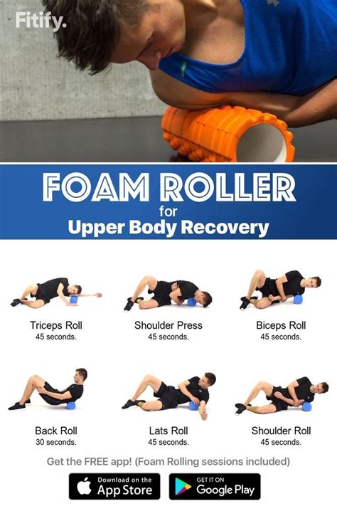 Foam Rolling Session To Massage And Release All Important Muscles Download Fitify To Get Over