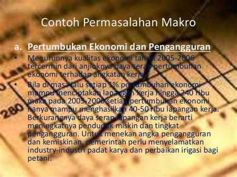 Contoh Permasalahan Ekonomi Makro Koleksi Gambar