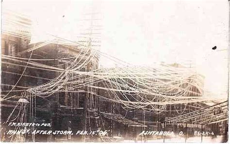 1909 Ice Storm In Ashtabula Ashtabula Natural Disasters Ashtabula Ohio