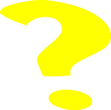 Yellow Question Mark Inside Red Circle Clip Art Yellow Question Mark