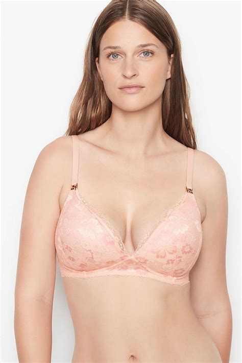 Buy Victorias Secret Lace Lightly Lined Non Wired Nursing Bra From The Victorias Secret Uk