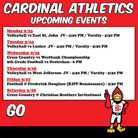 Belle Chasse Athletics On Twitter Support Your Cardinal Athletic