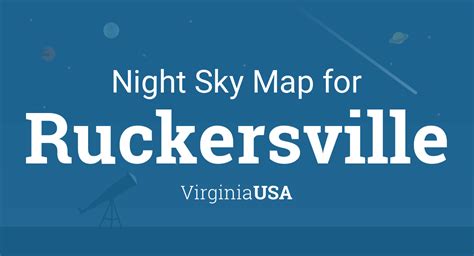 Night Sky Map And Planets Visible Tonight In Ruckersville