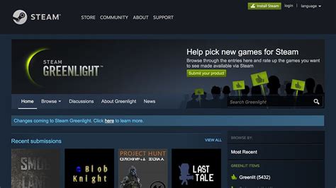 Steam Is Shutting Its Greenlight Launching Pad For Indie Game