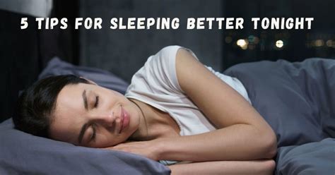 5 Tips For Sleeping Better Tonight Sound Sleep Medical