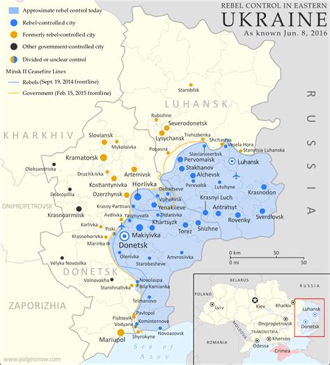 Political Geography Now Lugansk Peoples Republic