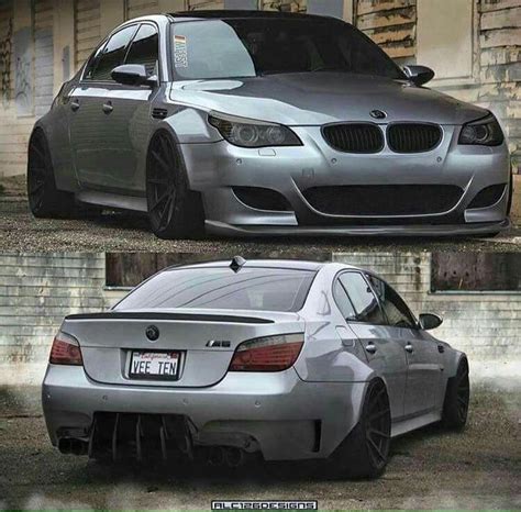 Bmw E60 M5 Grey Wide Slammed Bmw E60 Bmw Bmw M5