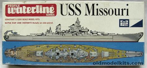 Mpc 11200 Uss Missouri Battleship Profile Waterline Series 2 4002 110