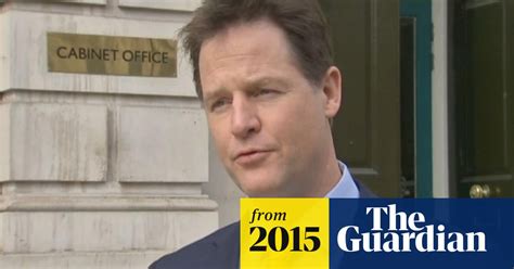 nick clegg single party government is over video politics the guardian