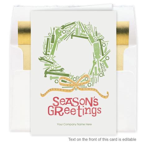As an added touch, you can glue these shapes to a cardstock or construction paper backing. construction christmas cards - Google Search | Corporate christmas cards, Business christmas ...