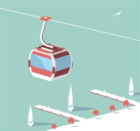 Please log in with your username or email to continue. Ski Lift Descent 2D Vector Illustration - Illustration Agent