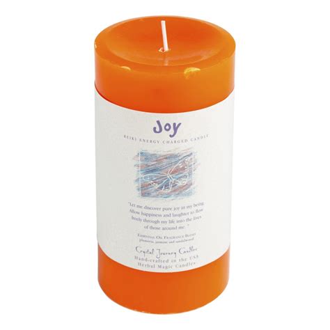 Joy Large Wide Pillar Candle Mystery Arts Online Store