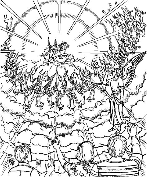 Christ Is Coming Again Abda Esp Coloring Page Sermons