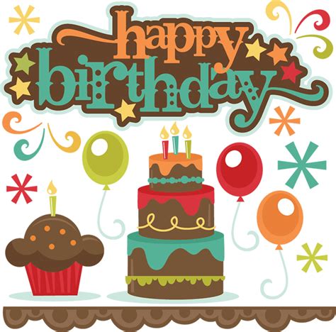 Happy Birthday Svg Cutting Files Cake Svg Cut File Cupcake Svg Cut File