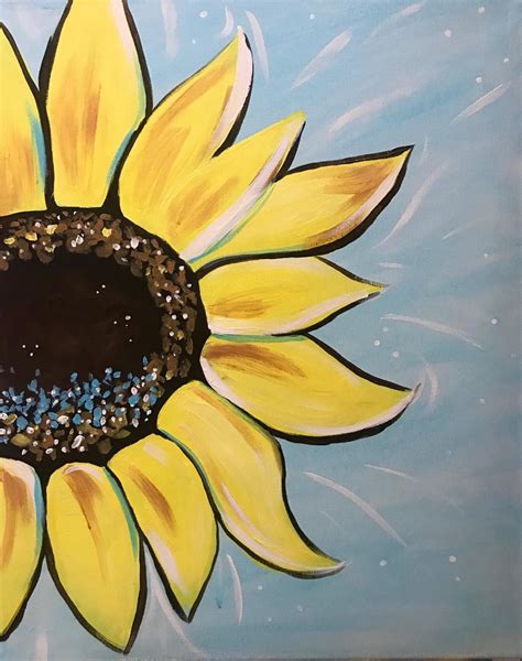 Sip And Paint Youre A Sunflower Vincents Eat Paint Love Studio