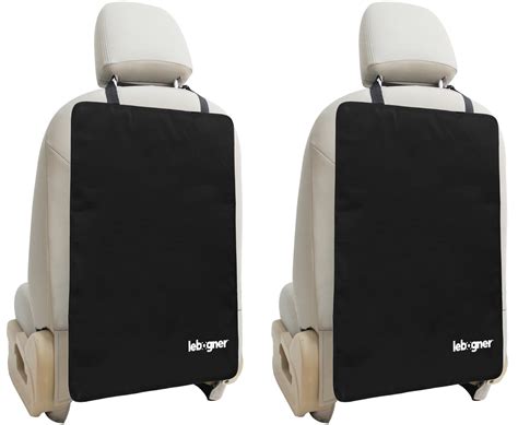 lebogner car seat back protectors luxury kick mat for the back of your front seats 2 pack x