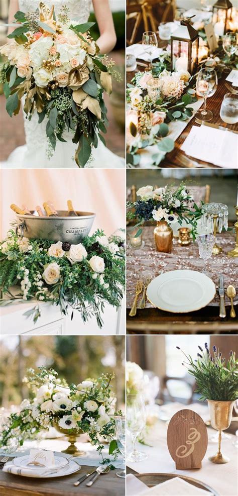 7 Most Popular Greenery Wedding Color Combos You Can Never Miss