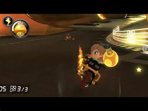 Mario Kart DX Online Baby Rosalina Varmint Crimson Slim Wheels Parachute YouTube