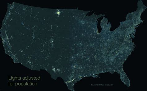Invisible Stars Mapping Americas Rural Light Pollution