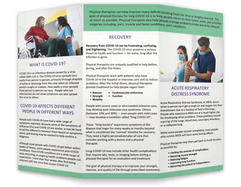 How A Pt Can Help Brochure Recovering From Covid Illinois Physical