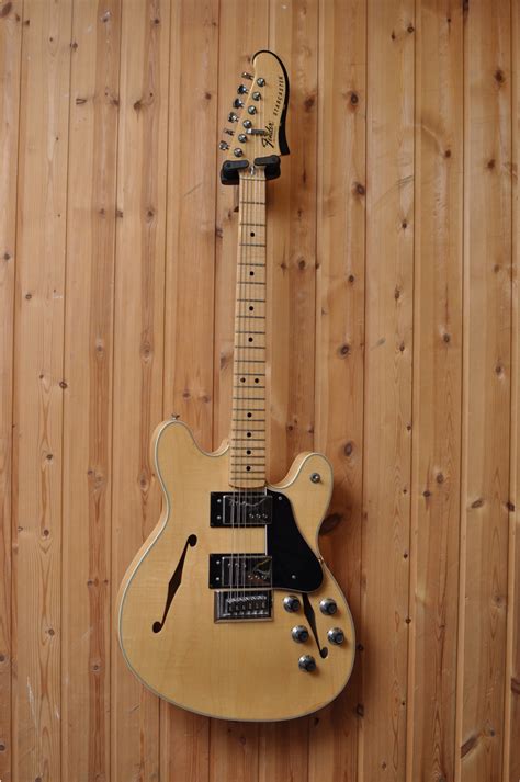Fender Starcaster 1977 Natural Guitar For Sale Dirk Witte Music Store
