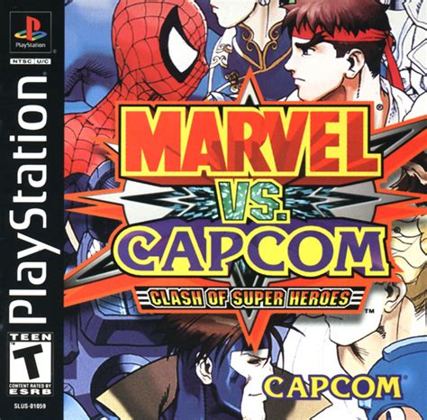 Marvel Vs Capcom Clash Of The Super Heroes Sony Playstation Psx