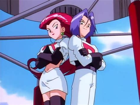 Jessie And James On The Hot Air Balloon Pokemon Team Rocket Pokemon Jessie And James James