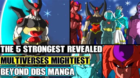 Beyond Dragon Ball Super The Top 5 Strongest In The Multiverse Revealed Goku Meets The