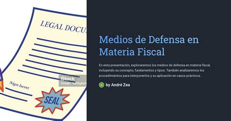 Medios De Defensa En Materia Fiscal