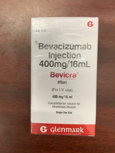 Bevicra 400mg Bevacizumab Injection At Rs 12000 Bevacizumab In