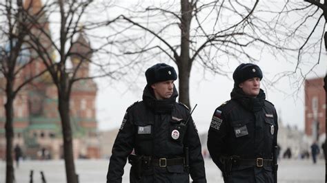 Moscow Police Increased Security Measures Following Brussels Attacks