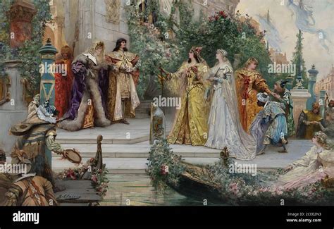Clairin Georges Jules Victor The Arrival Of The Guests Venice