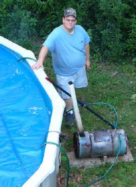 This video shows a dad making a solar pool heater for the small pool he made for his kids. Woodwork Diy Wood Burning Pool Heater PDF Plans